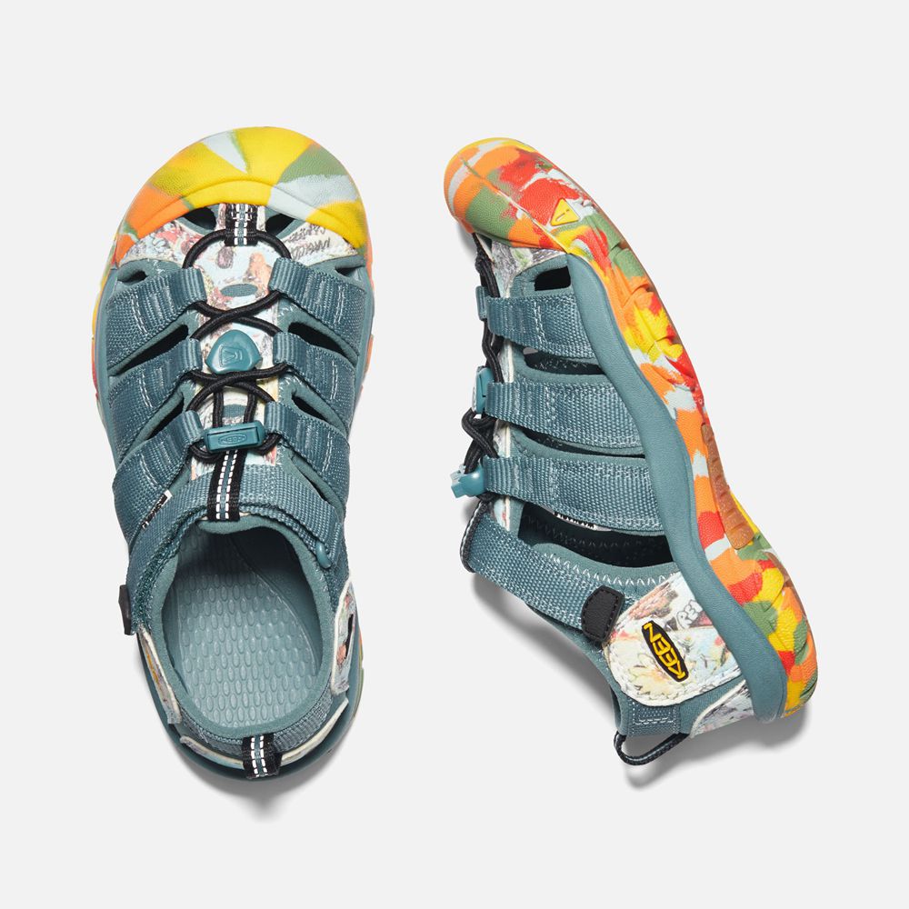 Sandalias Keen Mexico Azules - Niños Newport H2 - YW7650128